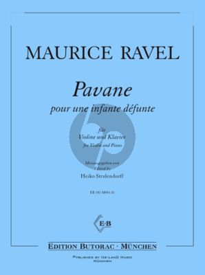 Ravel Pavane pour une infante défunte Violine-Klavier (Heiko Stralendorff)