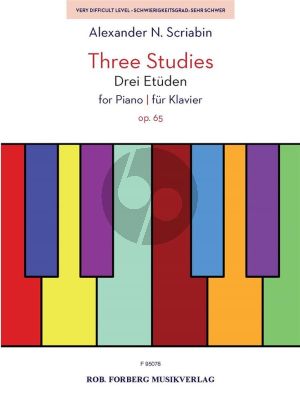 Scriabin 3 Studies Op.65 Piano solo