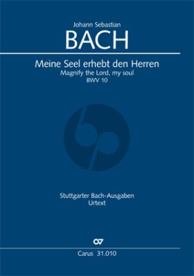 Bach Kantate BWV 10 Mein Seel erhebt den Herren Full Score (germ./engl.) (edited by Christopher Grosspietsch)