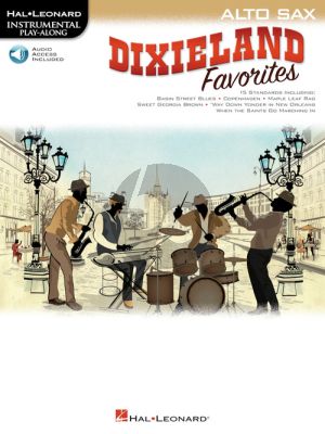 Dixieland Favorites Instrumental Play-Along Alto Sax. (Book with Audio online)