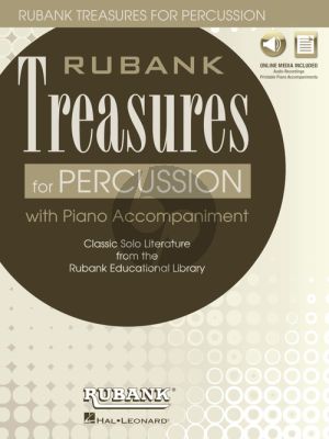 Rubank Treasures for Percussion (Book with Audio online) (edited by Himie Voxman)