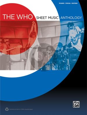 The Who Sheet Music Anthology Piano-Vocal-Guitar