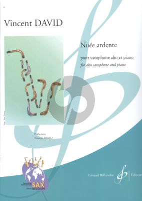 David Nuée ardente Saxophone alto-Piano