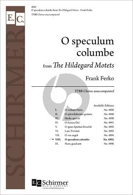 Ferko O speculum columbe TTBB (Hildegard Motets No.8)