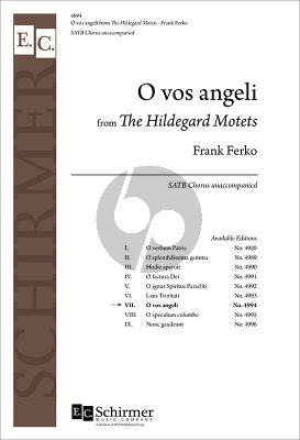 Ferko O vos angeli SATB (Hildegard Motets No.7)