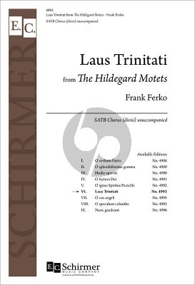 Ferko Laus Trinitati SATB (div.) (Hildegard Motets No.6)
