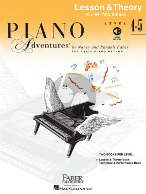 Faber Piano Adventures Lesson & Theory Level 4-5 (Book with Audio online)