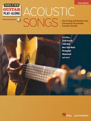 Acoustic Songs (Deluxe Guitar Play-Along Volume 3) (Book with Audio online)