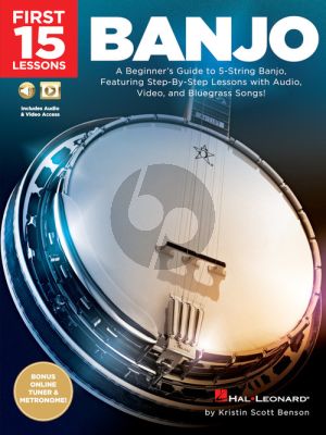 Benson First 15 Lessons – Banjo (Book with Audio online)