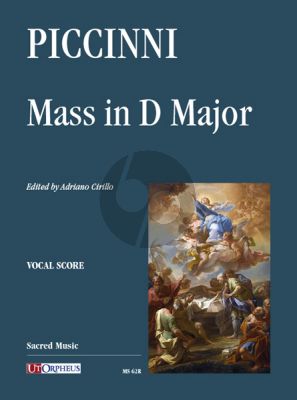 Piccinni Mass D-Major SATB soli-SATB-Orchestra Vocal Score (edited by Adriano Crillo)