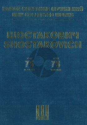 Shostakovich Motherland, My Native Leningrad (1942) Op.63 Suite for Soloists, Choir and Orchestra Score