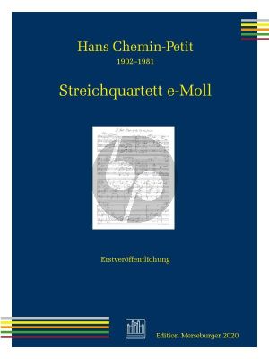 Chemin-Petit Streichquartett e-Moll (Part./Stimmen)