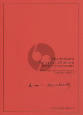 Mercadante Concerto e-minor Flute-Piano (edited by Mariateresa Dellaborra)