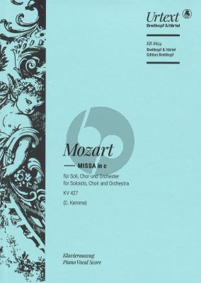 Mozart Missa in C-minor K. 427 / 417a Soli-Chor-Orch. (Vocal Score) (Edited by Clemens Kemme)