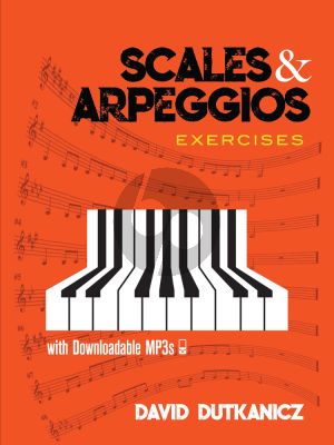 Dutkanicz Scales and Arpeggios: Exercises Piano solo (Book with Audio online)