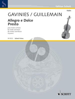 Allegro e Dolce/Presto Violin-Piano (Marcel Lejeune)