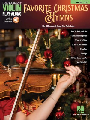 Favorite Christmas Hymns (Violin Play-Along Series 77) (Book with Audio online)