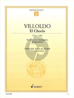Villoldo El Choclo - Tango criollo Violine und Klavier (arr. Wolfgang Birtel)