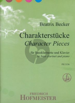 Becker Charakterstücke Bassklarinette und Klavier