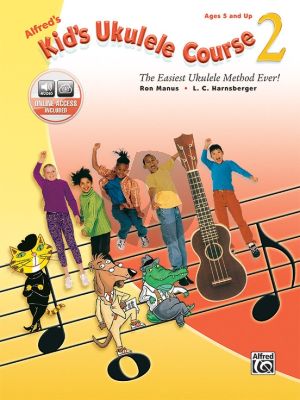 Manus-Harnsberger Alfred's Kid's Ukulele Course Vol.2 (Book wit Audio online) (Ages 5 and Up)