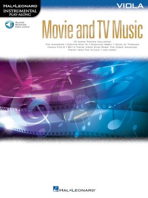 Movie and TV Music for Viola (Instrumental Play-Along) (Book with Audio online)