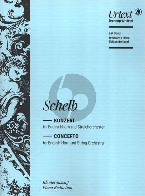 Schelb Konzert für Englischhorn und Streichorchester (Klavierauszug)