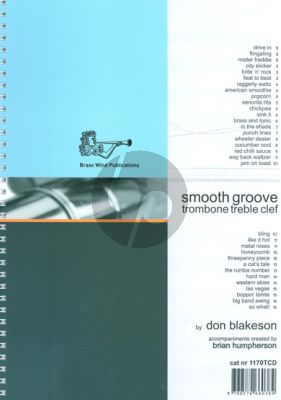 Blakeson Smooth Groove for Trombone (Treble Clef with CD)