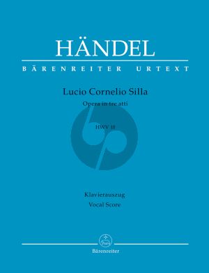 Handel Lucio Cornelio Silla HWV 10 (Oper in drei Akten) (Klavierauszug Barenreiter-Urtext)