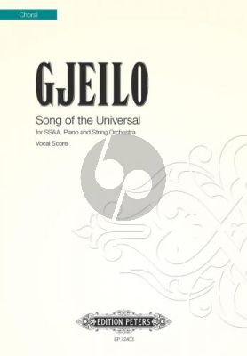 Gjeilo Song of the Universal SSAA and String Orchestra (Vocal Score)