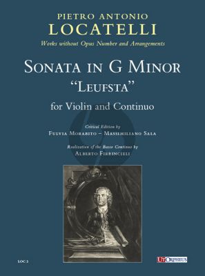 Locatelli Sonata g-minor ‘Leufsta’ for Violin and Continuo