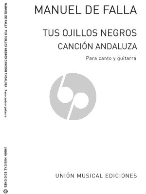 Falla Tus Ojillos Negros Voice-Guitar (Cancion Andaluza)