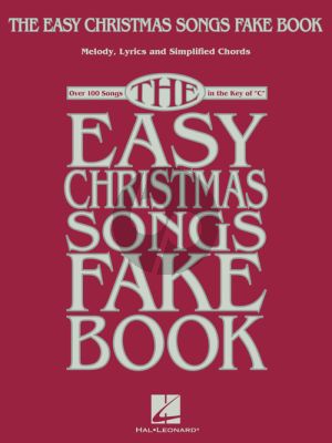 The Easy Christmas Songs Fake Book all C Instruments