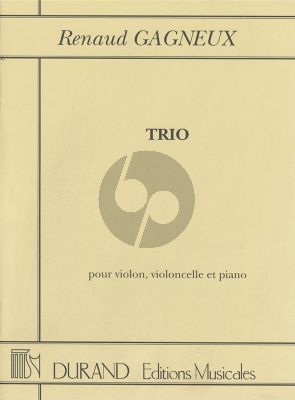Gagneux Trio Violon-Violoncelle et Piano (part./parties)
