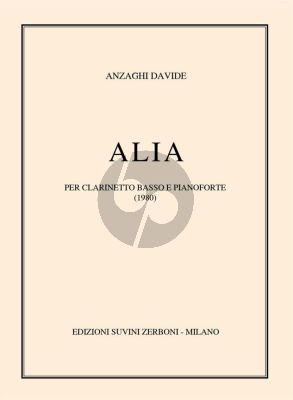 Alia for Bass Clarinet and Piano (1980)
