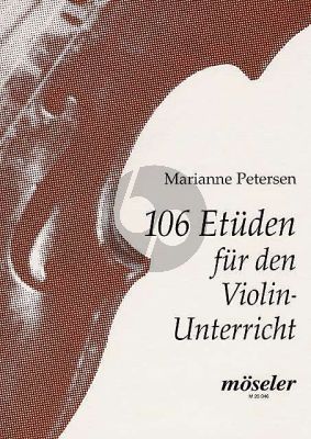 Petersen 106 Etuden fur den Violinunterricht (Progressiv angeordnete Übungen)