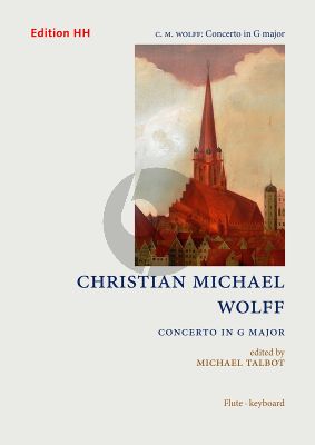 Wolff Concerto G-major Flute-Strings-Bc (piano reduction) (Michael Talbot)