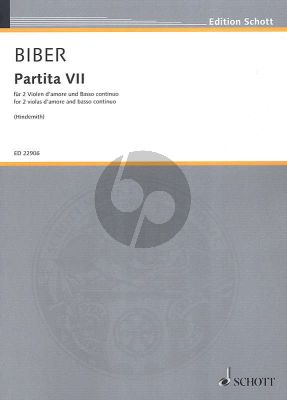 Partita VII 2 Violen d'amore und Basso continuo