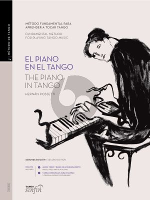 Possetti El Piano en El Tango (The Piano in Tango Spanish/English) (Book with Audio Online)