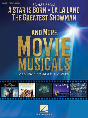 Songs from A Star Is Born-The Greatest Showman-La La Land and More Movie Musicals (Piano-Vocal-Guitar)