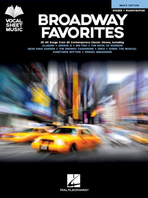 Broadway Favorites – Men's Edition (Singer-Piano/Guitar)