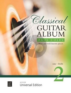 Coles Classical Guitar Album Vol.2 (New and Well-Known Pieces - Easy)