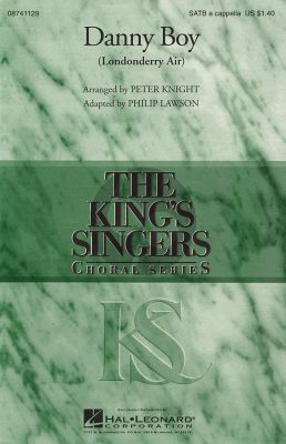 Weatherly Danny Boy (Londonderry Air) SATB (The King's Singers Choral Series) (arr. Peter Knight)