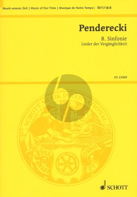 Penderecki Sinfonie No. 8 Study Score