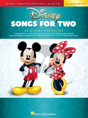 Disney Songs for Two Clarinets