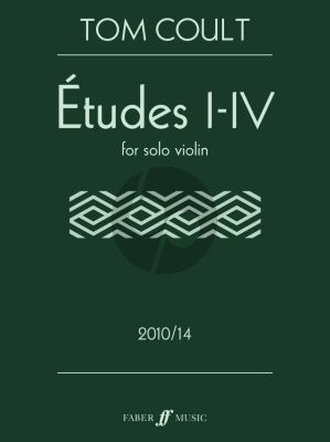 Coult Etudes I-IV Violin solo (2010/14)