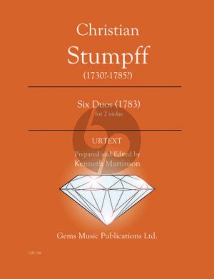 Stumpff Six Duos Op. 15 - 2 Violas (1783) (Prepared and Edited by Kenneth Martinson) (Urtext)