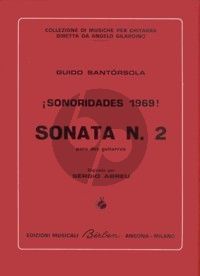 Santorsola Sonata No. 2 2 Guitars (Sonoridades 1969) (edited by Sergio Abreu)