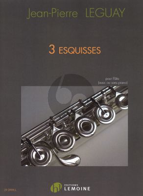 Leguay 3 Esquisses for Flute (with or without piano)