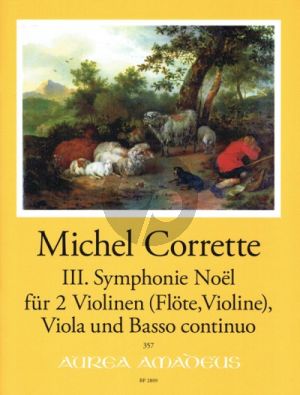 Corrette Symphonie Noël No. 3 2 Violinen (Flöte und Violine)-Viola und Bc (Part./Stimmen) (Harry Joelson)