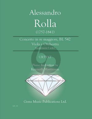 Rolla Concerto in re maggiore BI. 542 Viola - Piano (movement I solo) (Prepared by Kenneth Martinson)